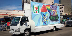 7 Eleven Mobile Billboard Advertising Truck