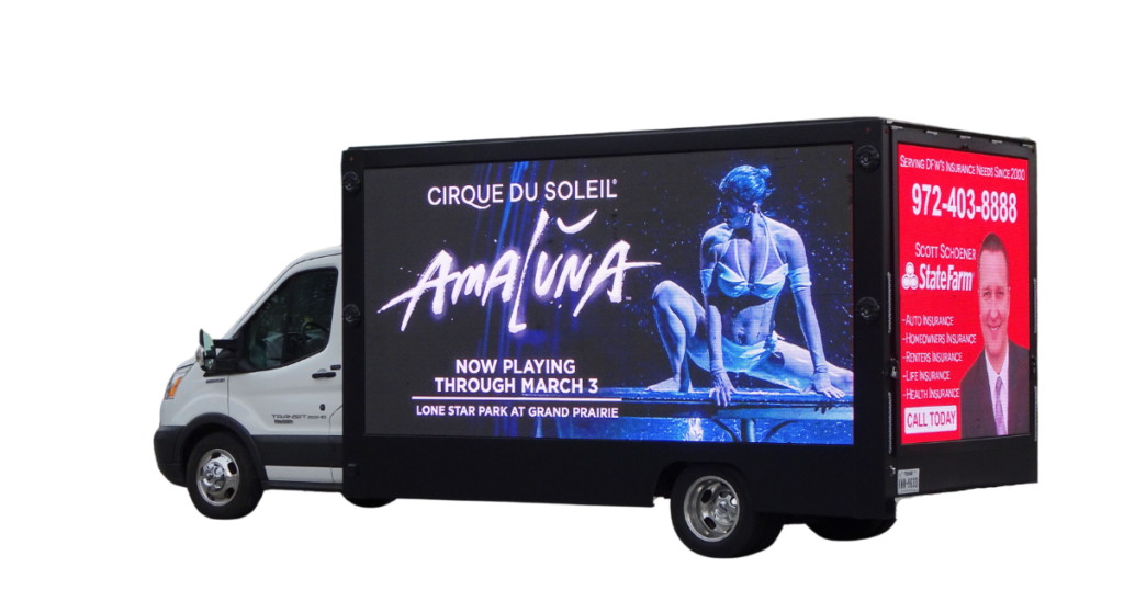 Cirque Du Soleil Digital Mobile Billboard Truck