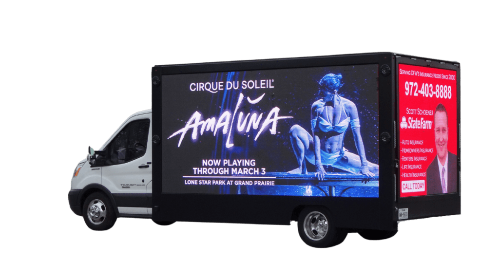 Cirque Du Soleil Digital Mobile Billboard Truck